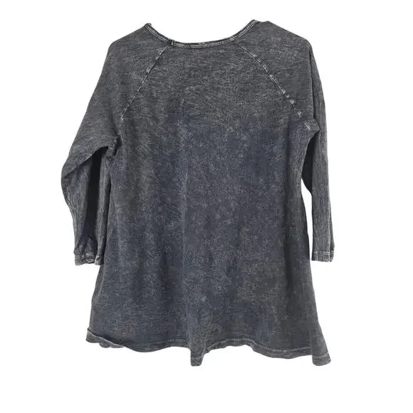 Jess & Jane Daisy Day Top S Womens Mineral Wash Gardening Pockets Lagen Look - Picture 5 of 7